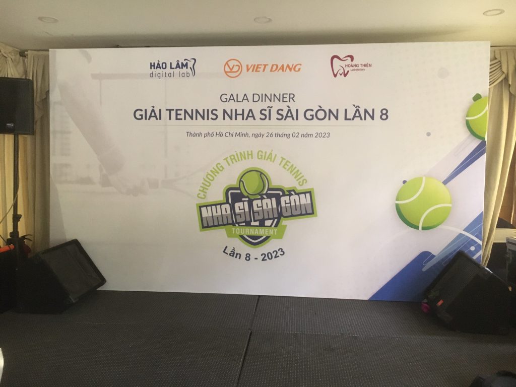 Thi công backdrop cho sự kiện gala dinner