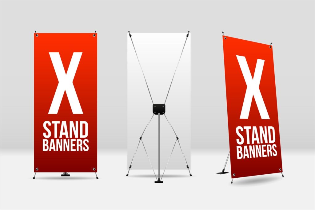 Cấu tạo của standee chân X