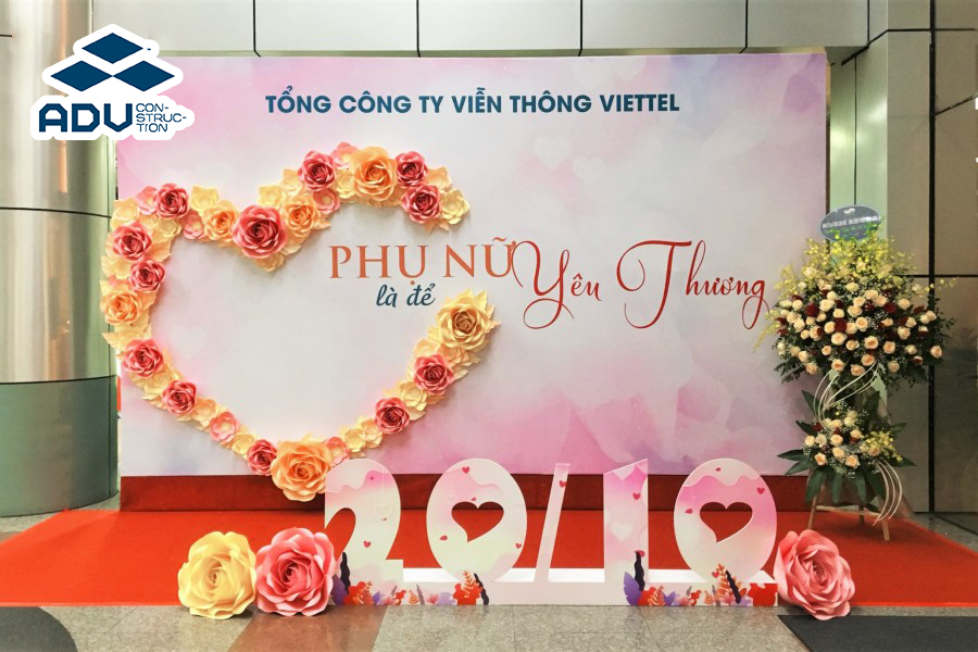 Kích thước backdrop check in phổ biến