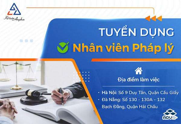 Banner tuyển dụng nhân viên pháp lý
