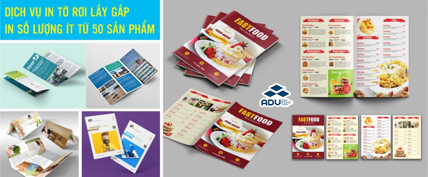 Đơn vị in tờ gấp giá rẻ, chất lượng tại HCM