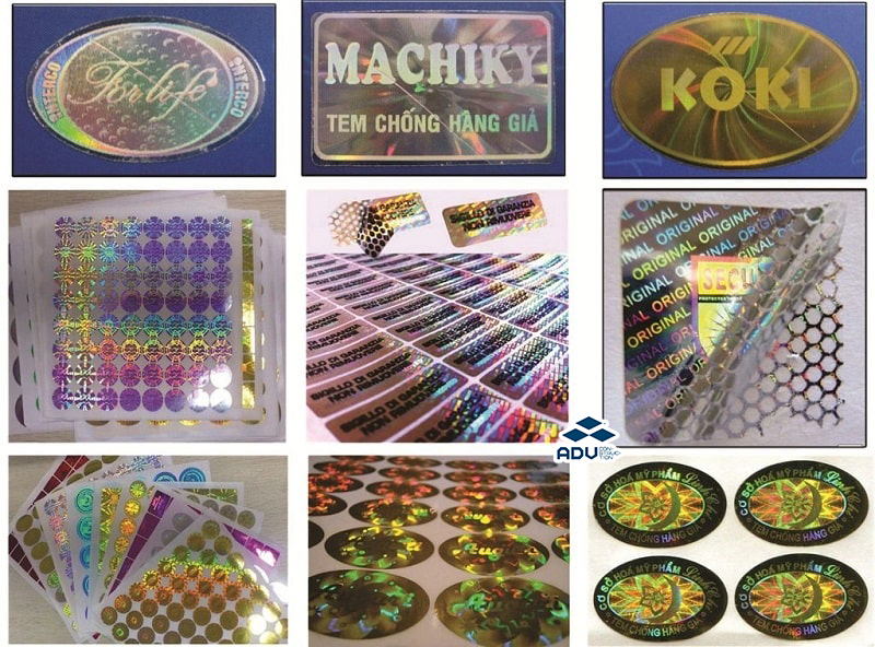 Loại tem dai có màng nilong phủ 7 màu đang được ưa chuộng