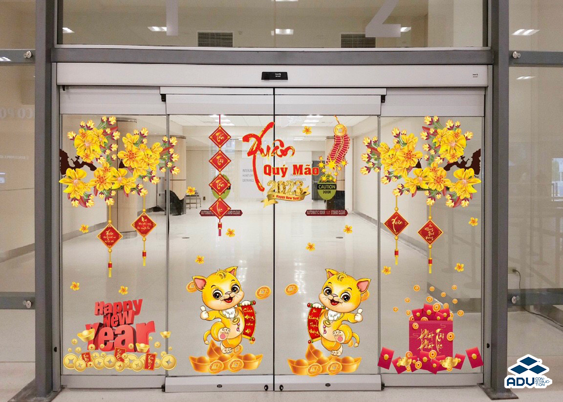 Trọn gói in và dán decal trang trí Tết tại In nhanh ADV