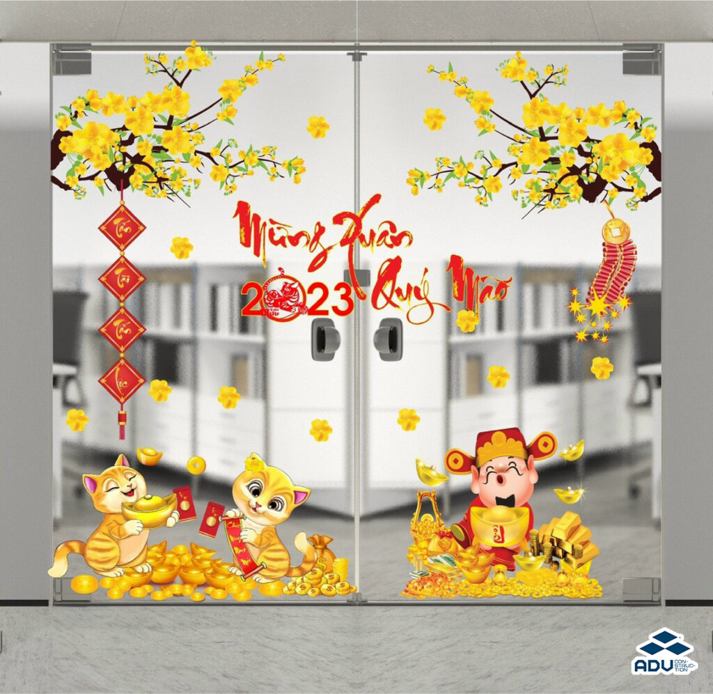 Mẫu Decal thần tài cầu may mắn, phát tài phát lộc