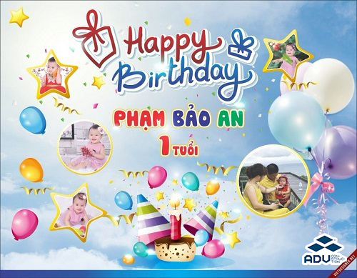Mẫu băng rôn chúc mừng sinh nhật đẹp