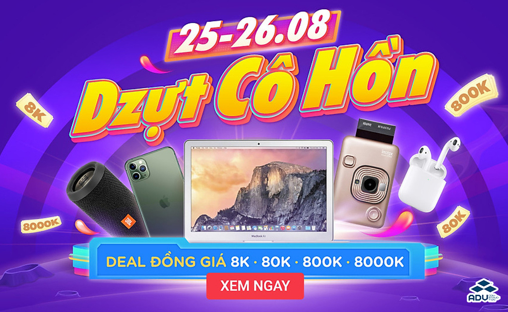 Mẫu banner săn deal đồng giá