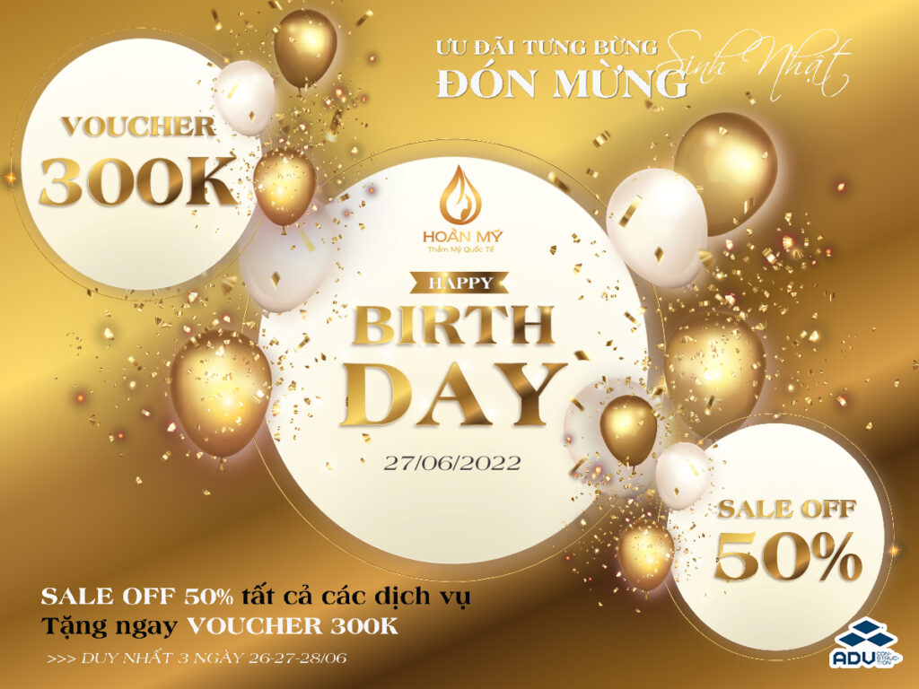Mẫu banner sinh nhật đẹp, lung linh