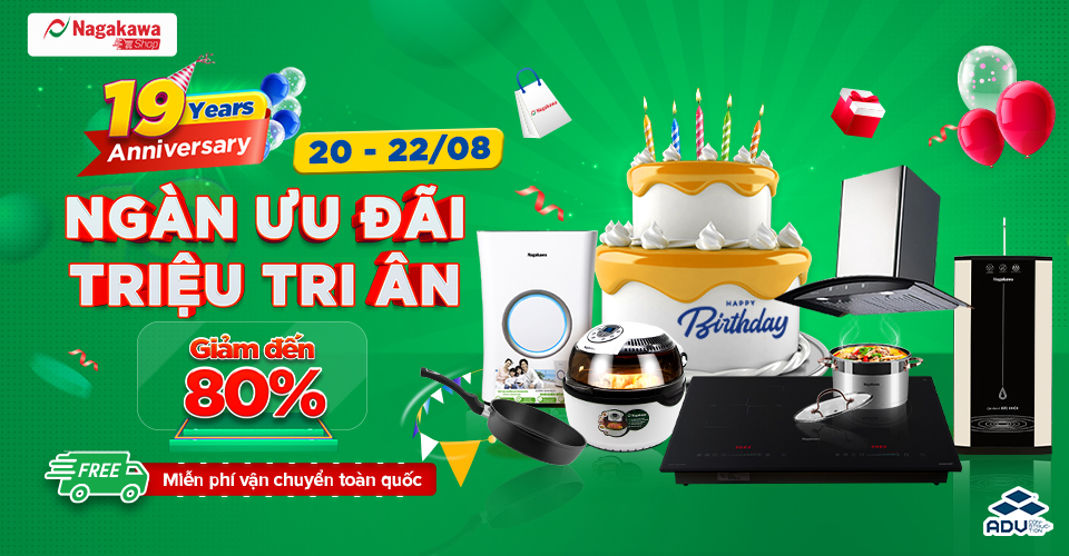 Mẫu banner sinh nhật thương hiệu