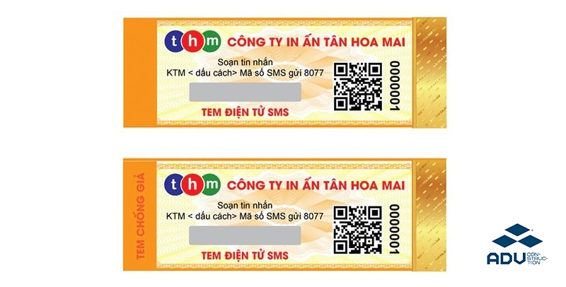 Mẫu tem phủ cào sang trọng và đẹp mắt