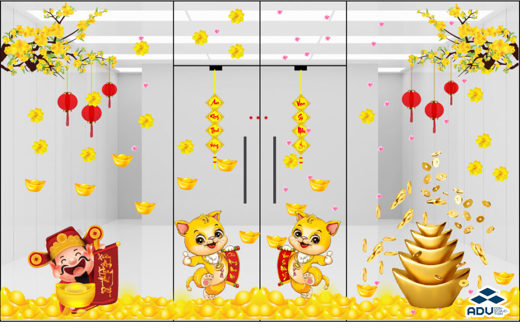 Mẫu tiên đồng và vàng mang ý nghĩa tài lộc