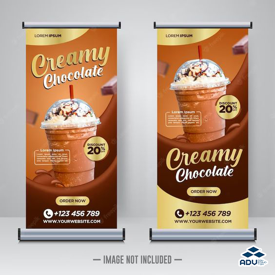 Thiết kế standee coffee đẹp