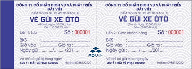 Tùy theo mục địch sẽ có loại vé khác nhau
