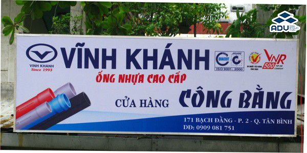 Mẫu bảng hiệu hiflex quảng cáo