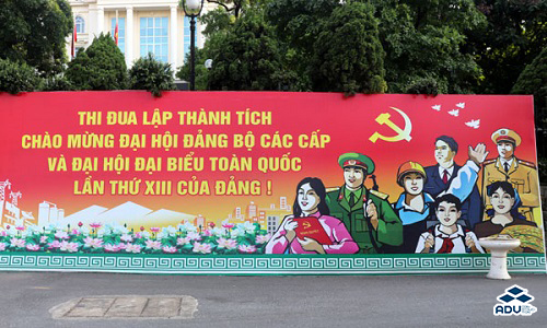 Banner đại hội Đảng