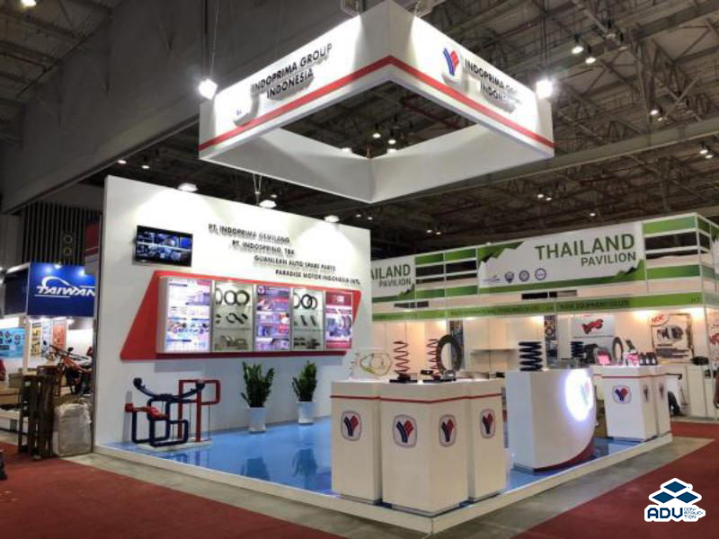 Mẫu booth trưng bày sản phẩm đẹp
