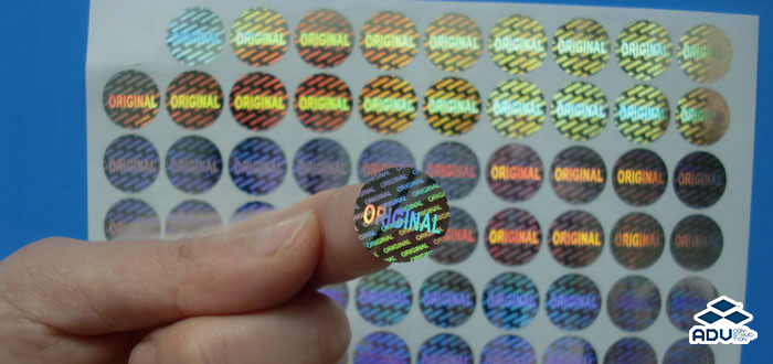 Tem chống hàng giả hologram thường