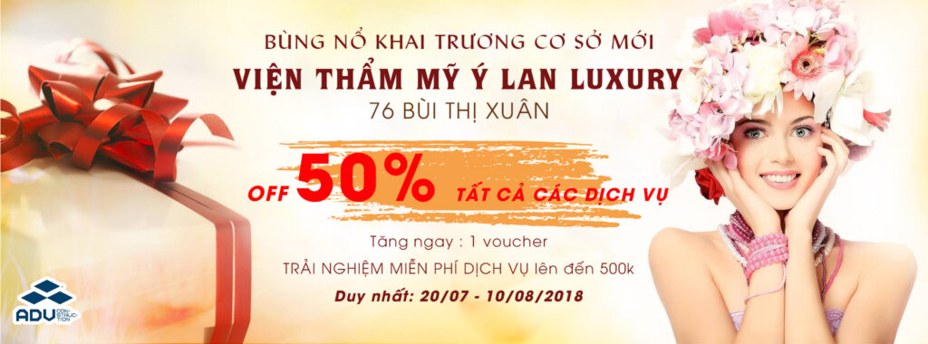 Những hình ảnh nên có mặt trên bandroll khai trương spa là: Hình ảnh logo của spa, hình ảnh những dịch vụ mà tiệm spa kinh doanh,…