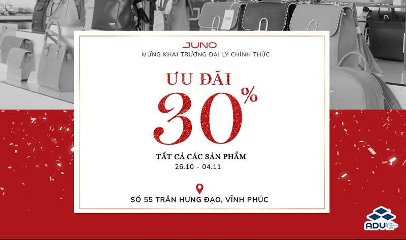 Banner khai trương giảm giá