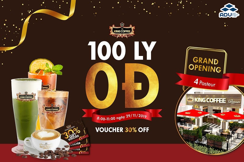 Banner khai trương thương hiệu