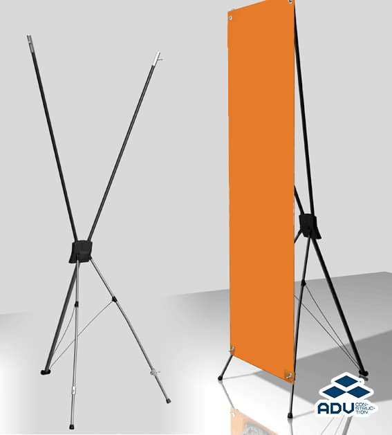 Cấu tạo standee chân X thường