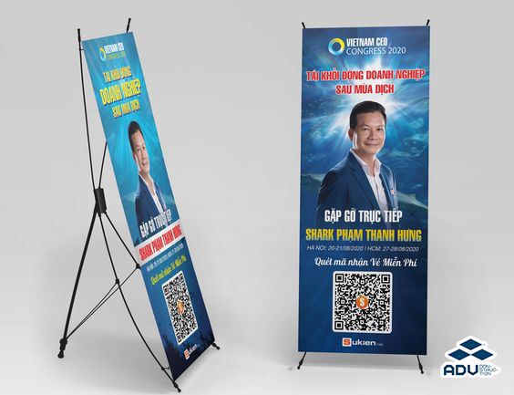 Cấu tạo của Standee chân X cường lực