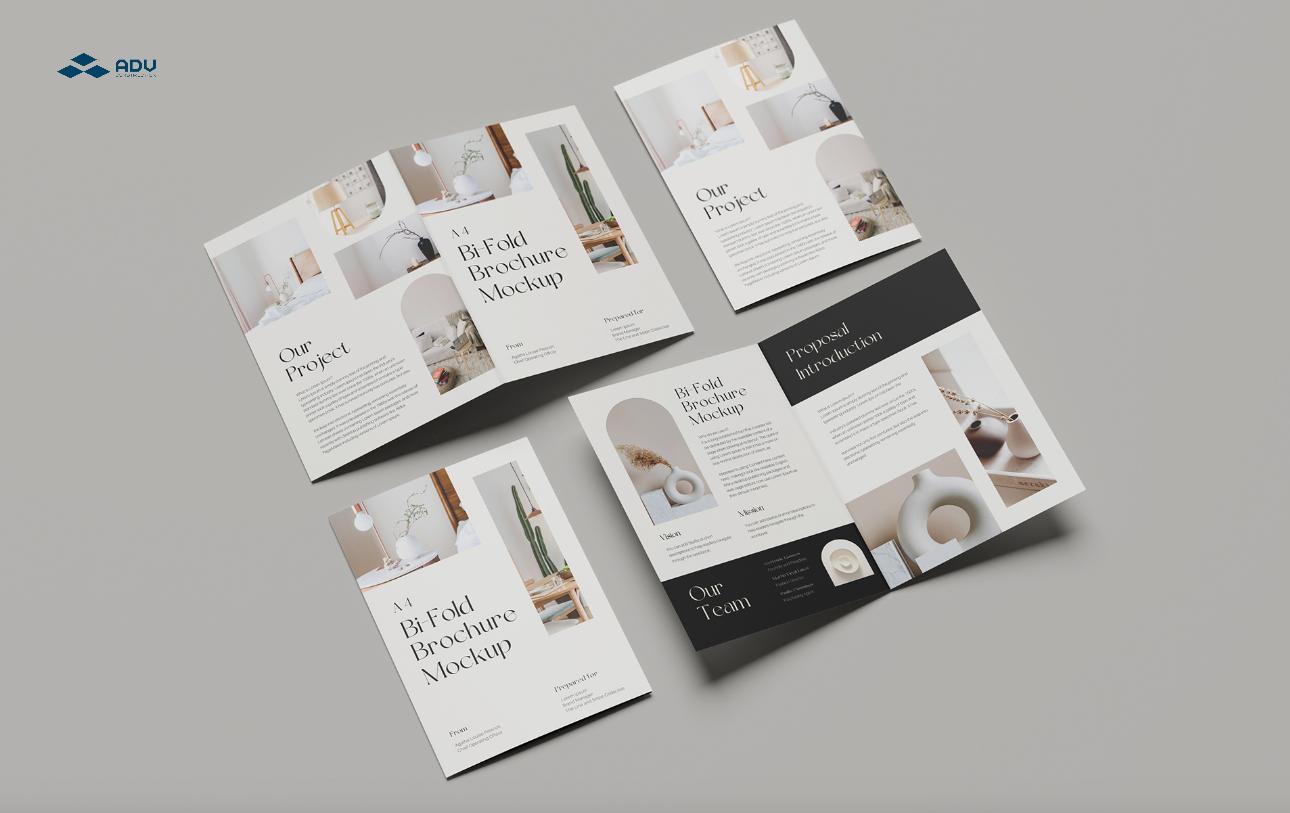 Brochure gấp đôi