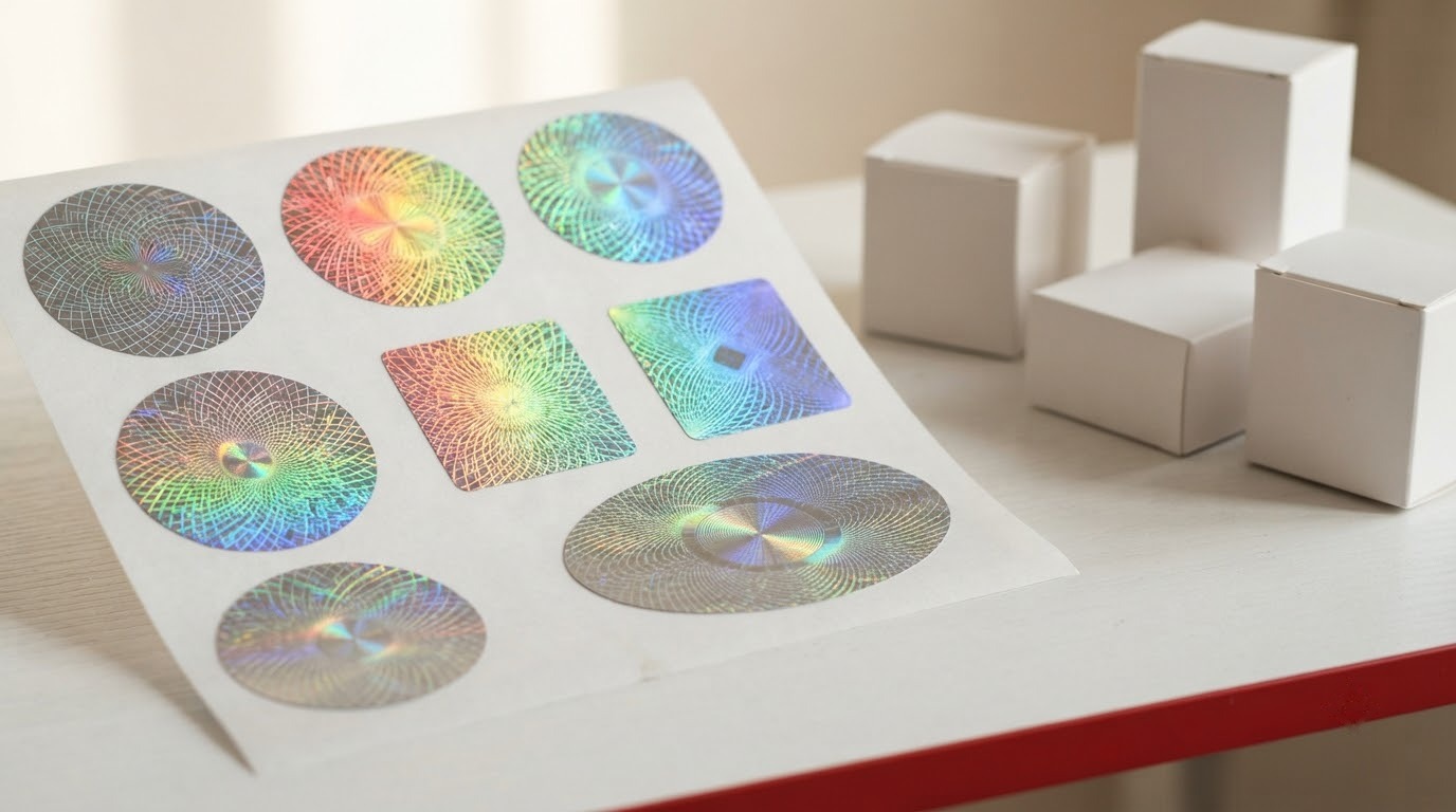 Tem decal 7 màu hologram phản chiếu ánh sáng cầu vồng