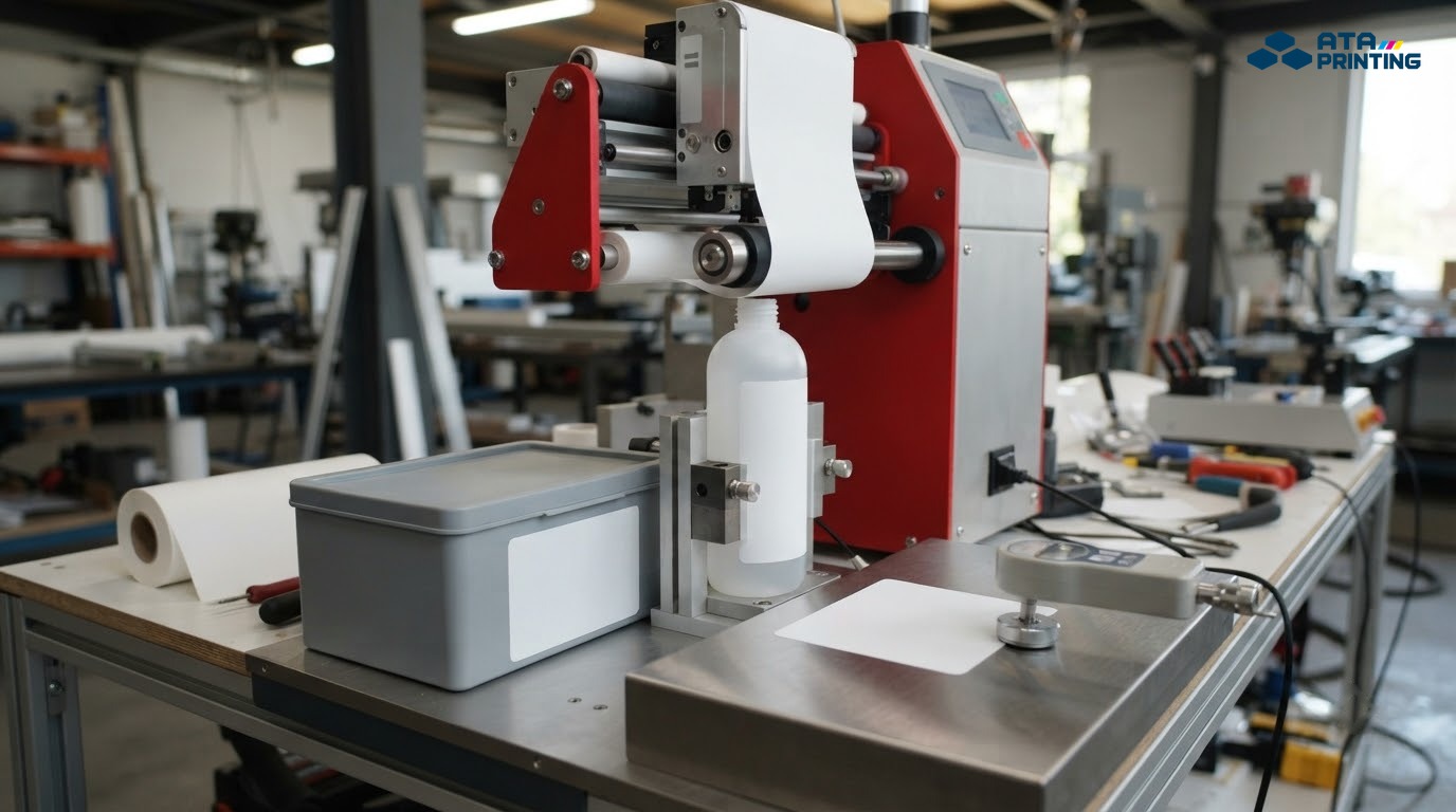 Decal nhựa sữa màu trắng có bề mặt bền và khả năng chống ẩm tốt