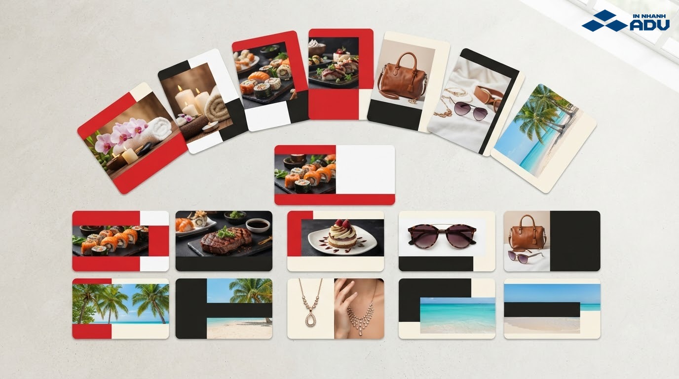 Bộ sưu tập voucher nhiều kiểu dáng cho các lĩnh vực kinh doanh