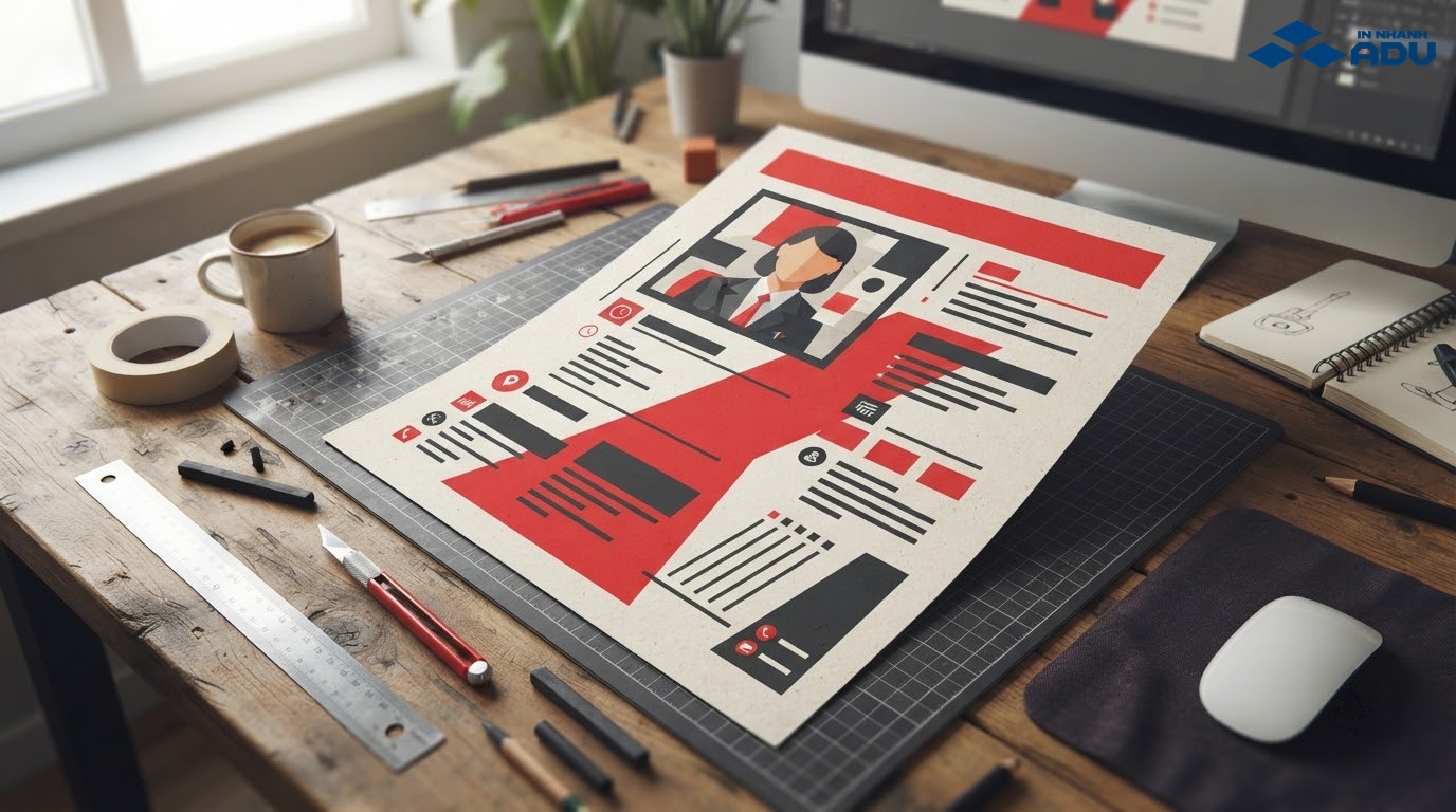 Bố cục nội dung poster tuyển dụng theo thứ tự ưu tiên