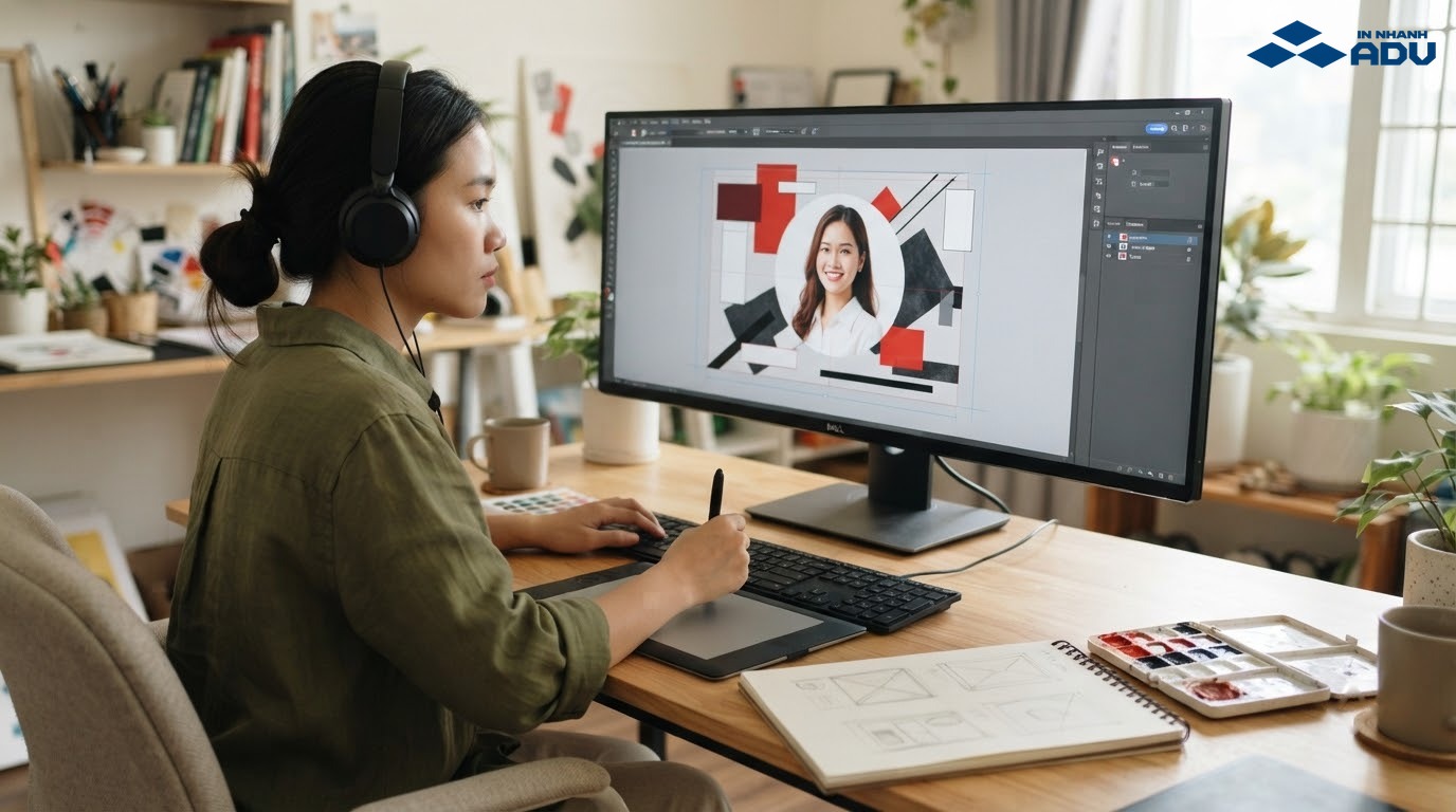 Quy trình thiết kế poster tuyển dụng chuẩn in trên màn hình