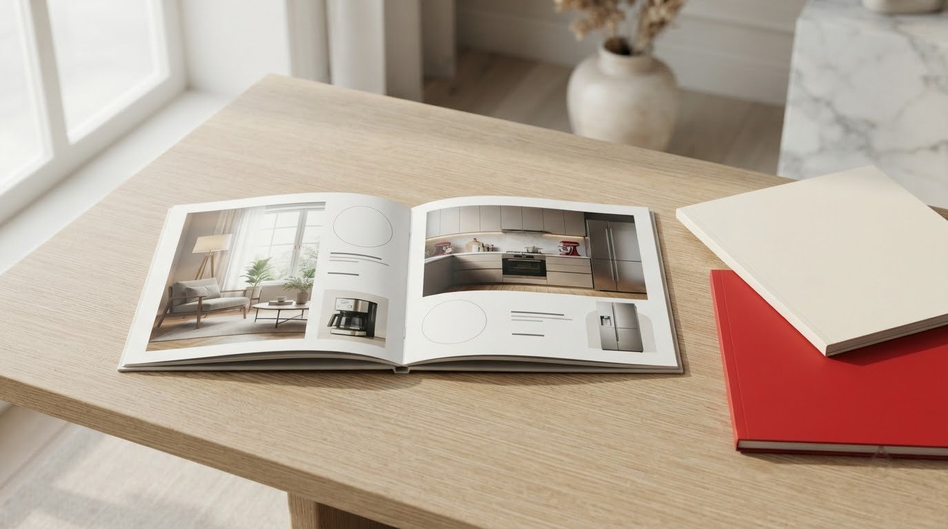 Bộ catalog sản phẩm chuyên nghiệp với bố cục hiện đại